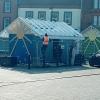 Photo of Bob's Van being re-roofed