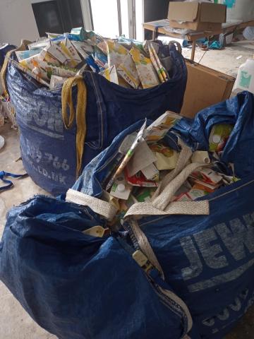 Bulk Builder's Bag full of TetraPaks