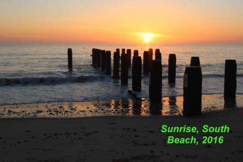 Sunrise on South Beach J Ellerby