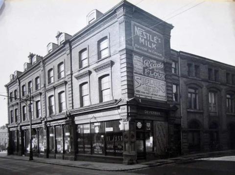 Devereux’s store was built in at least two phases, the two styles of shopfront clearly visible  (Fig 127d) CREDIT: Suffolk Record Office