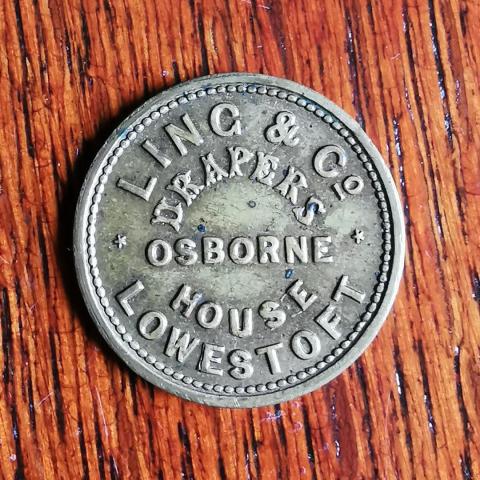 Conder trading token, dated 1852