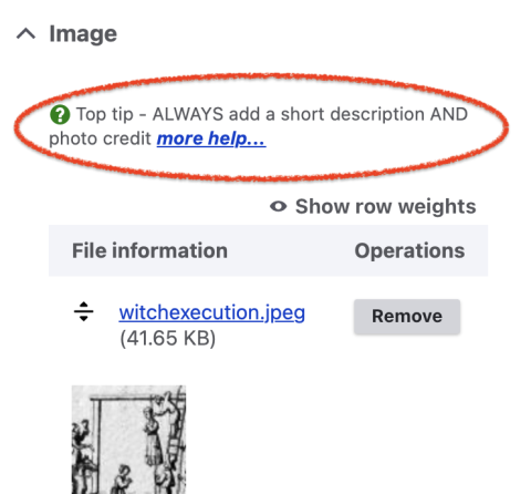 tooltips
