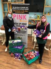 Pink Orange Volunteers