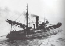 Wooden steam drifter 